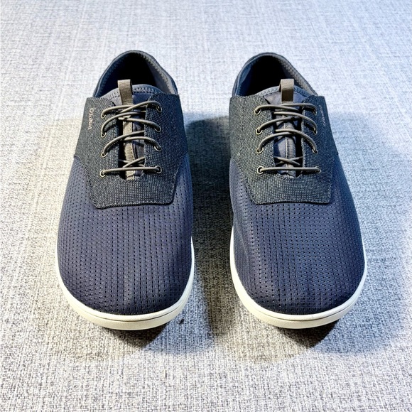 OluKai Nohea Moku Men’s Blue/Charcoal Lightweight Mesh No Tie Sz 10.5 🧡 - Picture 11 of 11